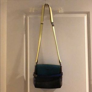 Mandarina Duck Italian leather cross body bag